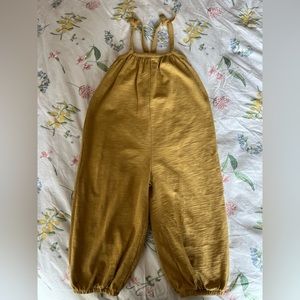 Misha and Puff Bucket Overalls in Root Size 3-4